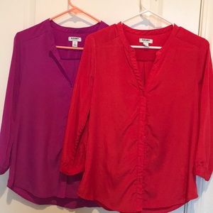 Old Navy Set of Two Blouses